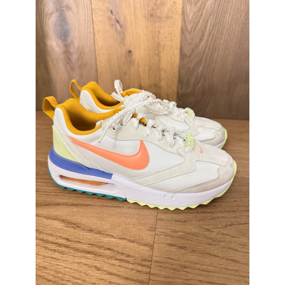 Nike Air Max Dawn Sail Magma Orange Womens 6.5 Sneakers DX3717-100